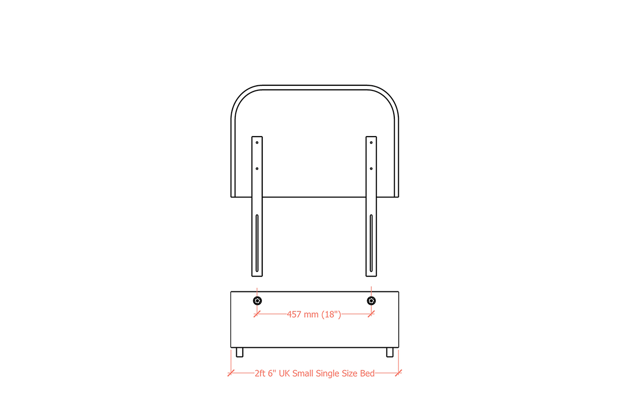 Finding the Headboard Strut Attachment Points on Your Bed Frame