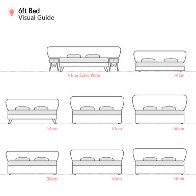 Calke | 6ft Super King | Flare | Upholstered Headboard