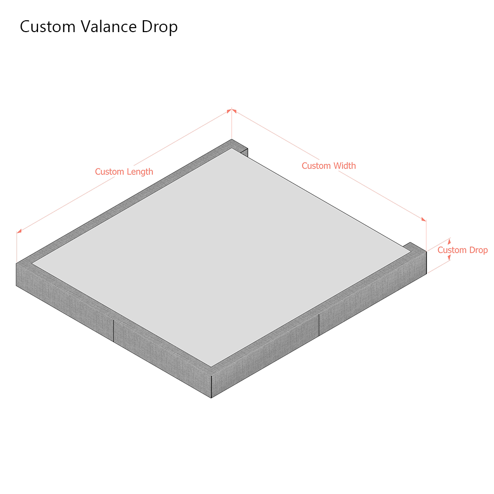 Bed Valances for King size 5ft Beds