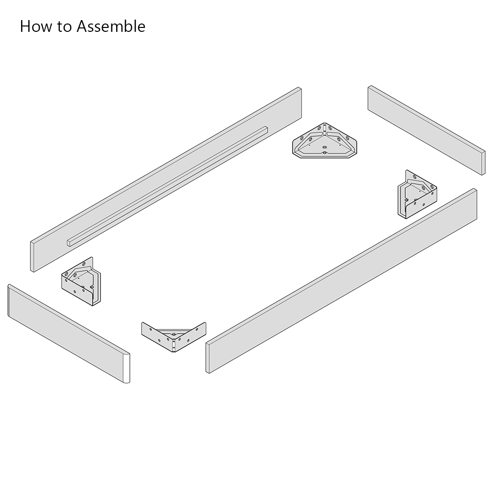Dilly 3 Sided 2ft 6 Small Single Upholstered Bed Frame with Interchangeable Legs