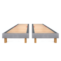 Goring | 6ft Super-King Size | Upholstered Bed Frame Set | Zip and Link