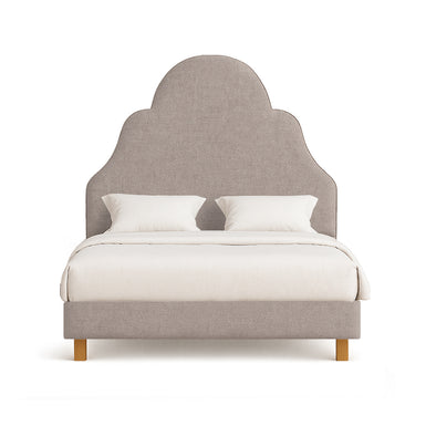 Westwood | 4ft 6 UK Double | Tiered Arch | Shaped Upholstered Headboard