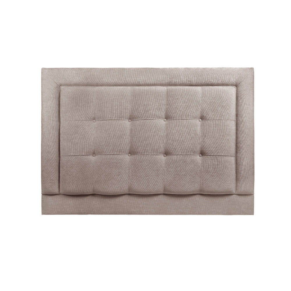 Gresham 4ft 6 Double Headboard with Upholstered Border, Piping and Buttons