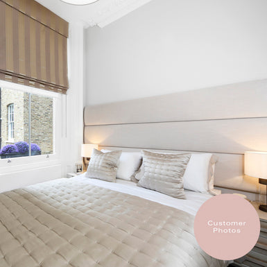 Keswick | Super King 6ft | Three Horizontal Panels | Upholstered Headboard