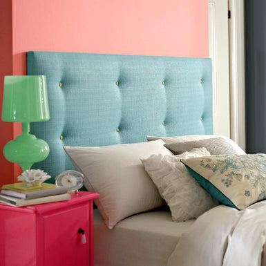 Sanderson European King Size 160cm Upholstered Headboard with Floating Buttons