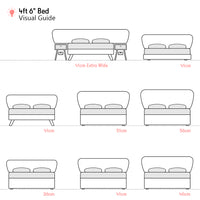 Calke | 4ft 6 UK Double | Flare | Upholstered Headboard