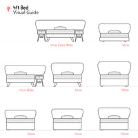 Calke | 4ft Small Double | Flare | Upholstered Headboard