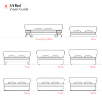 Calke | 6ft Super King | Flare | Upholstered Headboard