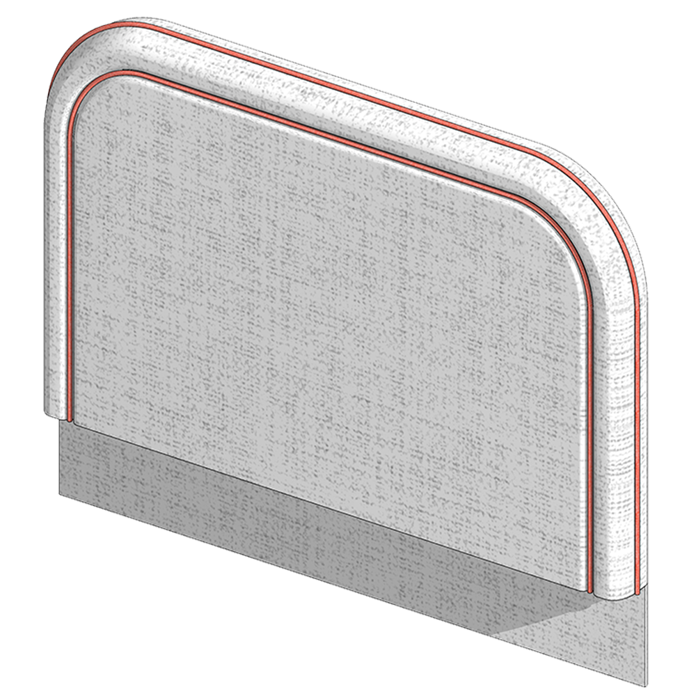 Border and Front Edge Piping