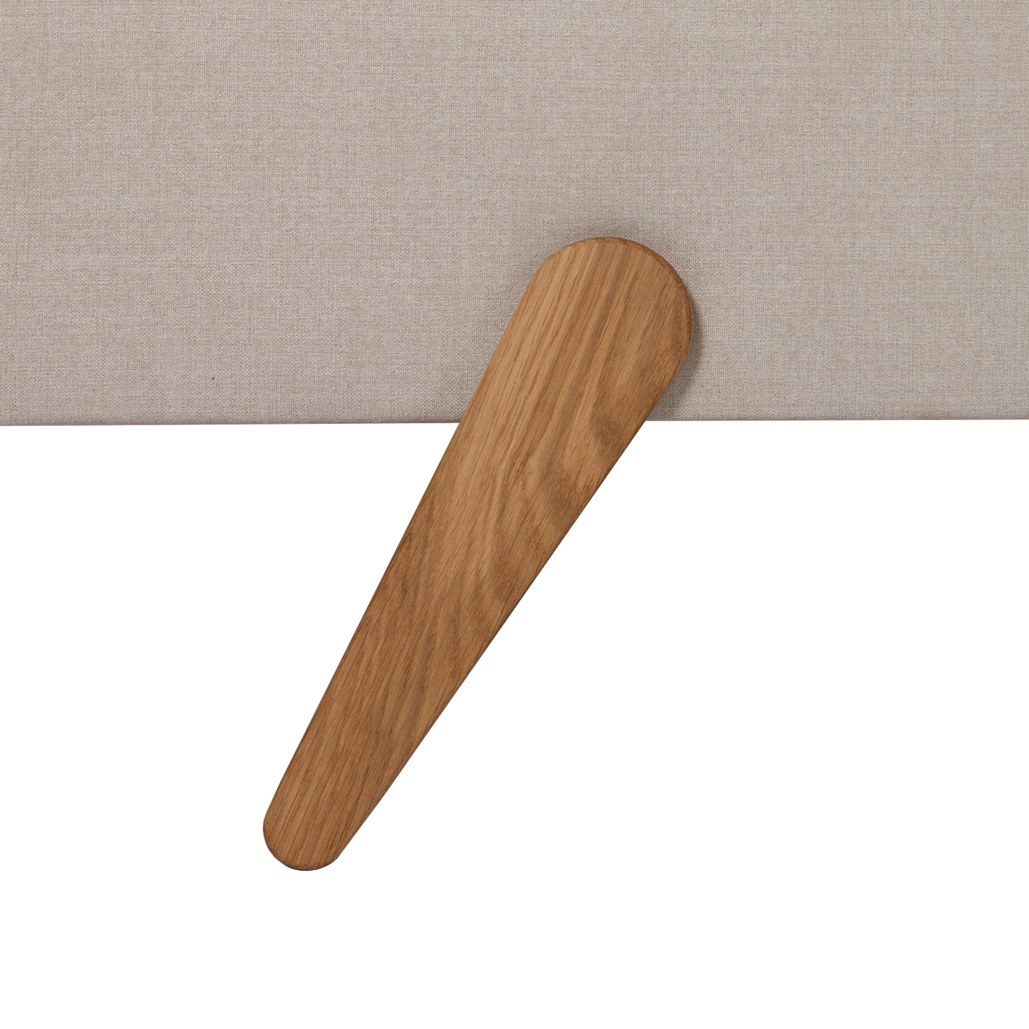 Chatsworth – Upholstered Bed Frame with External Oak Legs – Super King (6ft)