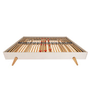 Chatsworth – Upholstered Bed Frame with External Oak Legs – UK King (5ft)