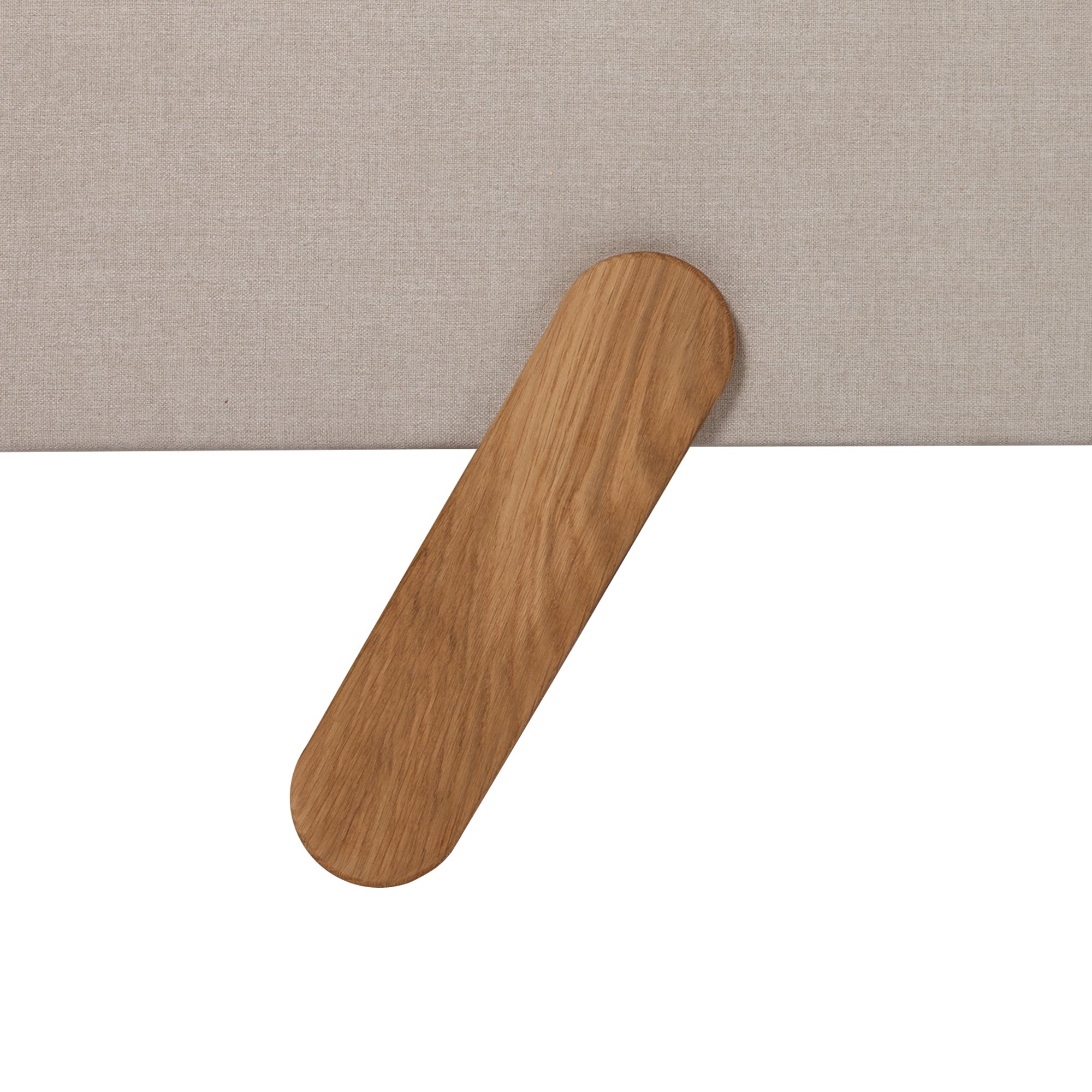 Chatsworth – Upholstered Bed Frame with External Oak Legs – UK King (5ft)