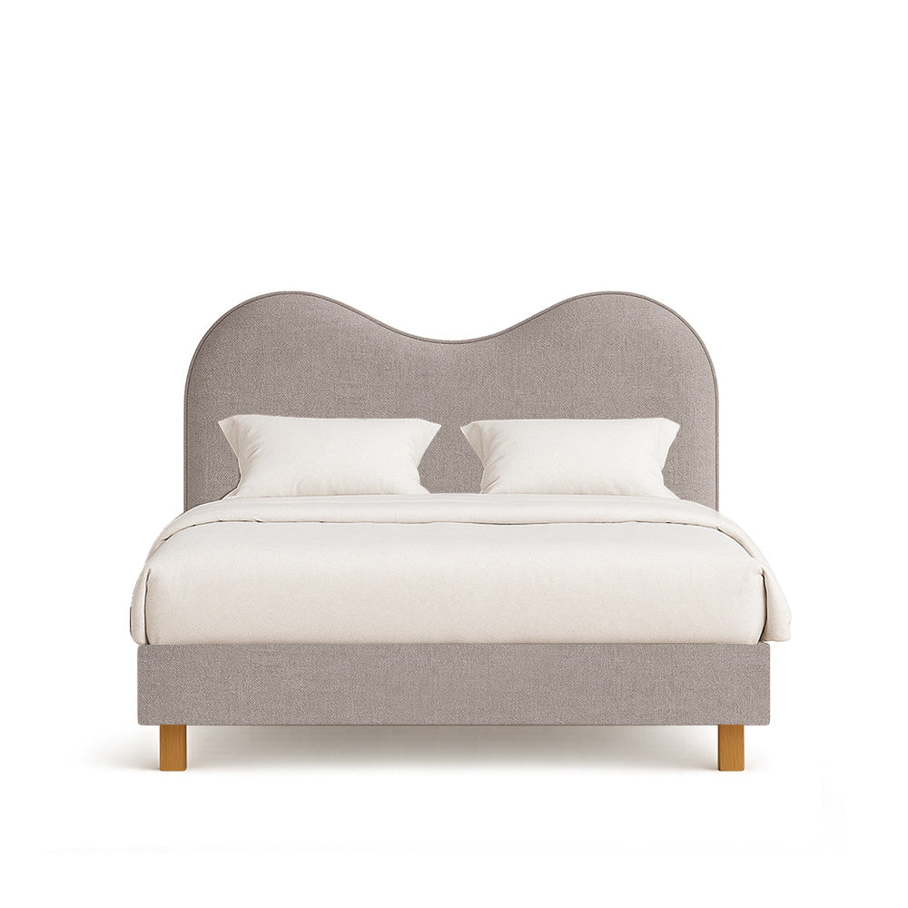Cliveden | 4ft Small Double | Double-Humped | Shaped Upholstered Headboard