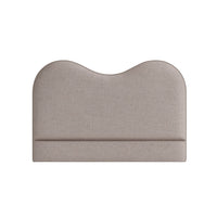 Cliveden | 1600mm European King size | Double-Humped | Shaped Upholstered Headboard