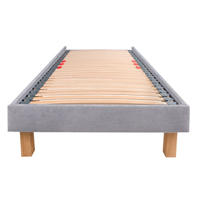 Dilly 3 Sided 2ft 6 Small Single Upholstered Bed Frame with Interchangeable Legs