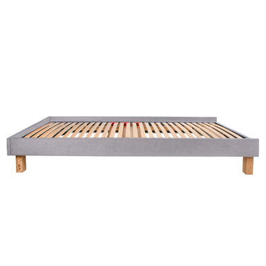 Dilly 3 Sided 2ft 6 Small Single Upholstered Bed Frame with Interchangeable Legs