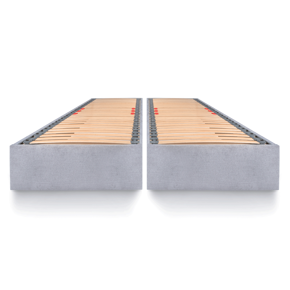 Fleming | 5ft UK King Size | Upholstered Bed Frame Set | Zip and Link