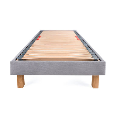 European Goring 80cm Small Single Upholstered Bed Frame with Interchangeable Bed Legs