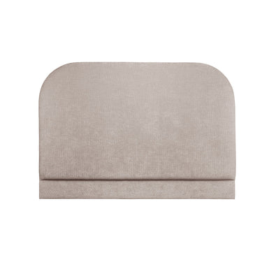 Grosvenor House 80cm European Small Single Upholstered Headboard with Large Rounded Corners