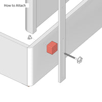 Packer Block Headboard Spacer Blocks - Various Depths
