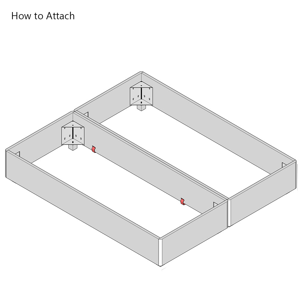 Divan Bed U Shaped Linking Clip