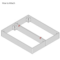 Divan Bed U Shaped Linking Clip