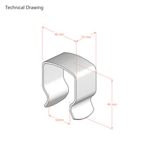 Divan Bed U Shaped Linking Clip