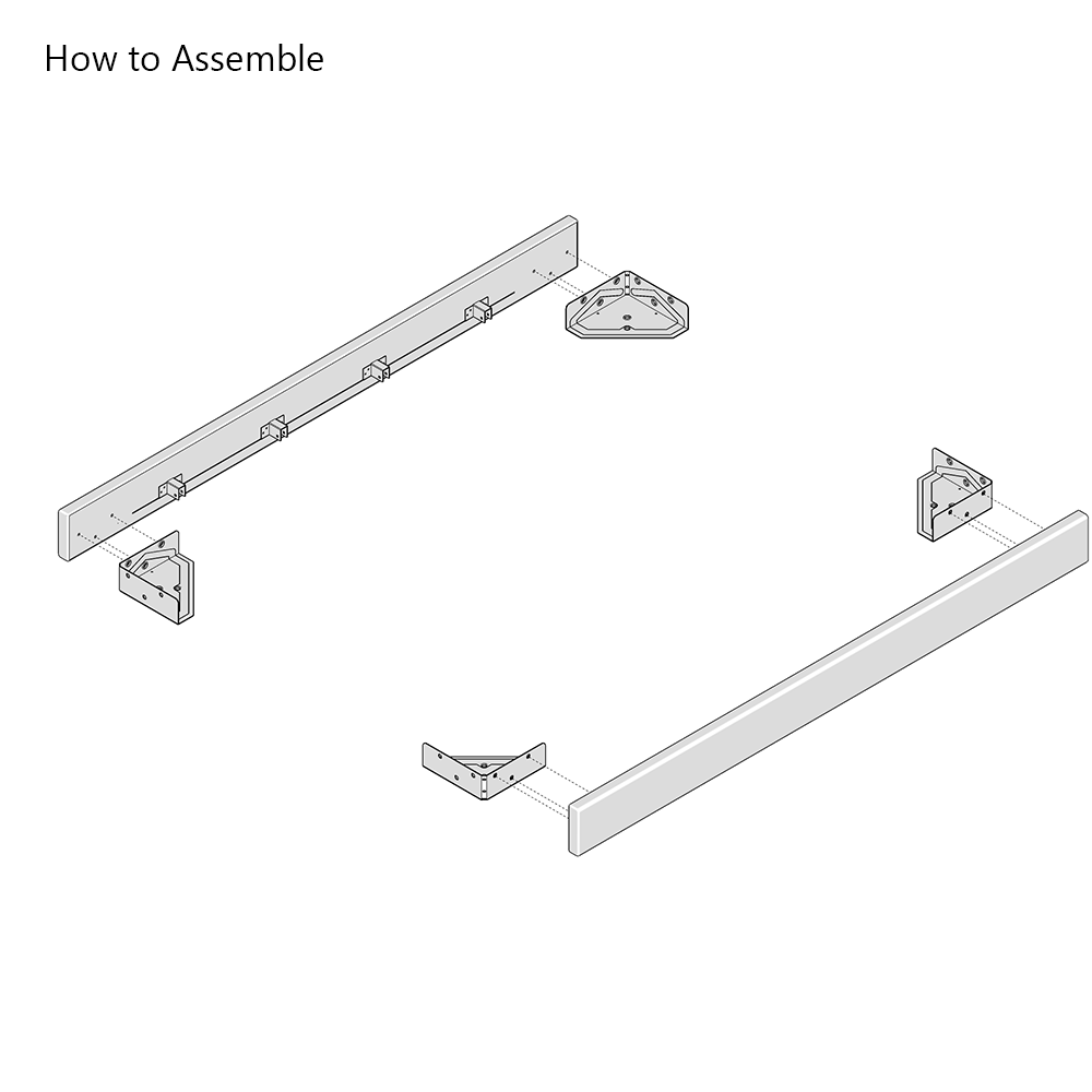 Lalit European 160cm King Size Floating Upholstered Bed Frame