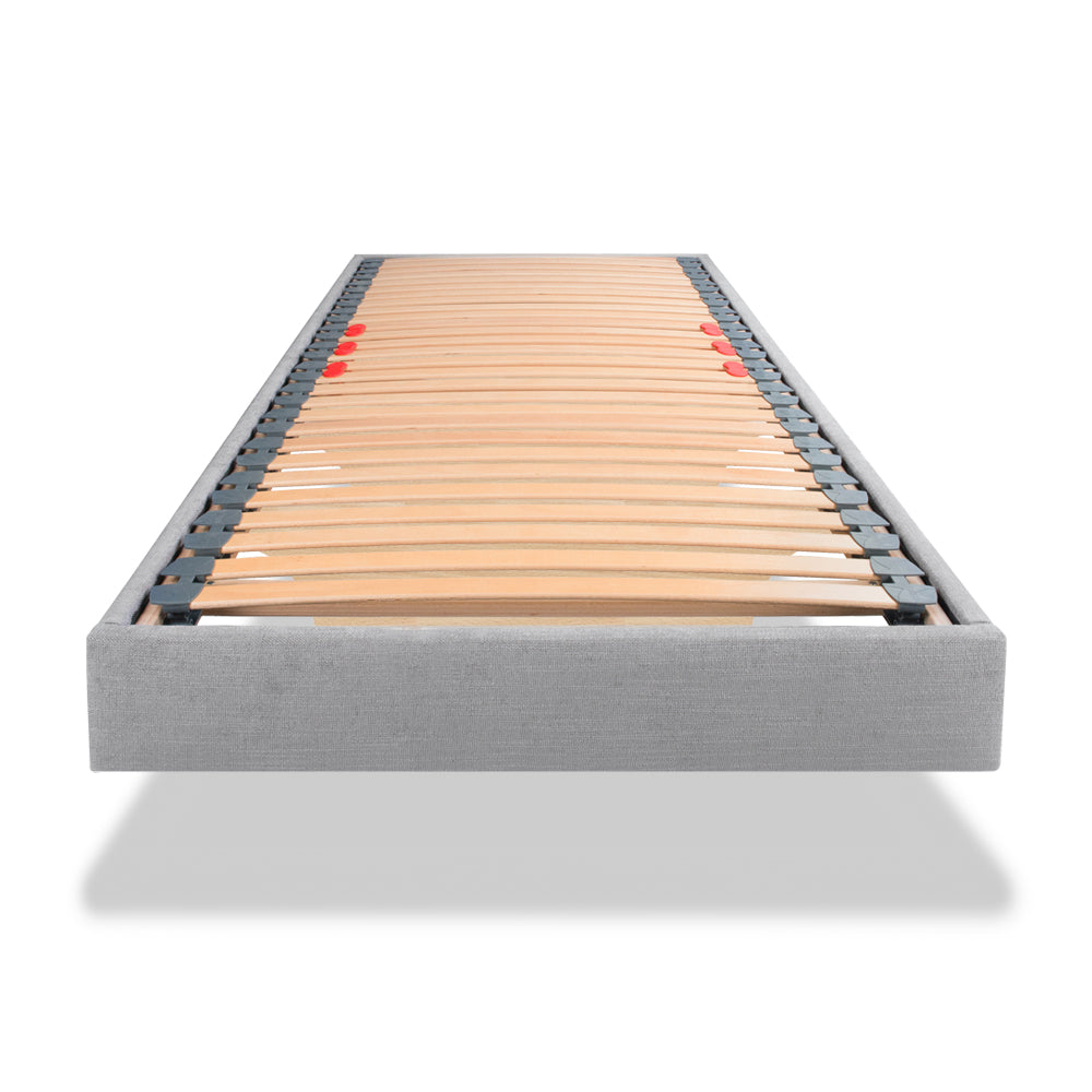Lalit European 90cm Single Floating Upholstered Bed Frame