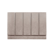 Langdale | Emperor Size | Five Vertical Panel Design | Upholstered Headboard