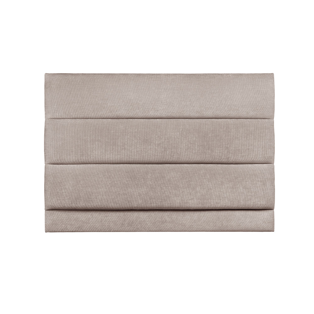 Lanesborough Emperor Size Upholstered Headboard with 3 Horizontal Flutes