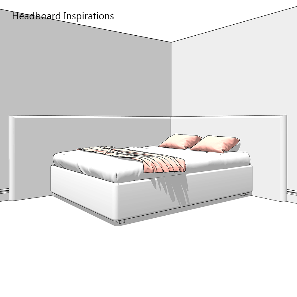 Megaro Corner 90cm European Single Upholstered Bed Frame