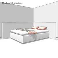 Megaro Corner 5ft UK King Upholstered Bed Frame