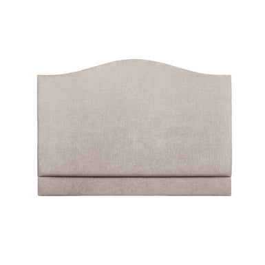Opulence 80cm European Small Single Upholstered Curved Shaped Headboard