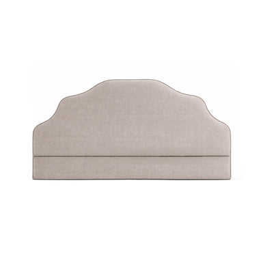 Orrest Upholstered Headboard – Soft Stepped Curve Design – Double (4ft 6)