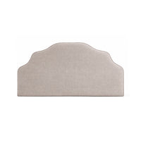 Orrest Upholstered Headboard – Soft Stepped Curve Design – Single (3ft)