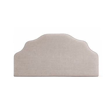 Orrest Upholstered Headboard – Soft Stepped Curve Design – European Double (140cm)