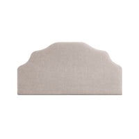 Orrest Upholstered Headboard – Soft Stepped Curve Design – Super King (6ft)