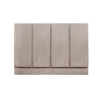 Regent Emperor Size Upholstered Headboard with 4 Vertical Flutes