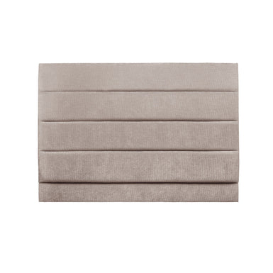 Ritz Emperor Size Upholstered Headboard with 4 Horizontal Flutes