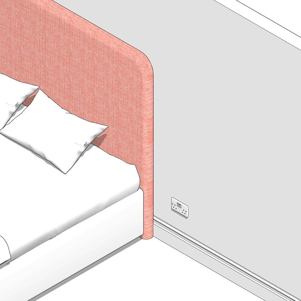 Seamless Integration Add-On: Plug Sockets for Your Headboard