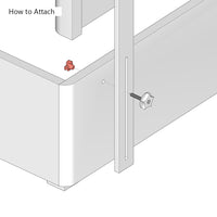 Tee Nuts & Threaded Bushings/ Sleeves for Retrofitting Bed Headboard Bolts