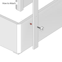 Tee Nuts & Threaded Bushings/ Sleeves for Retrofitting Bed Headboard Bolts