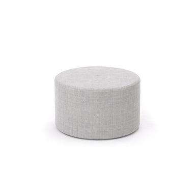 Upholstered Cylinder Pouffe Stool