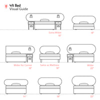 Newby | 4ft Small Double | Capsule-Shaped | Upholstered Headboard