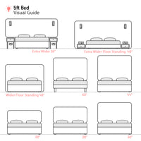 Bowood | 5ft King Size | Rounded Corner | Upholstered Headboard