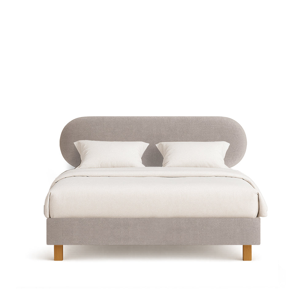 Newby | 5ft King | Capsule-Shaped | Upholstered Headboard