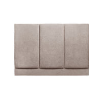 Waldorf Emperor Size Upholstered Headboard with 3 Vertical Flutes