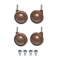 Metal Shepherd Ball Casters / Castors - Beige - Various Fittings