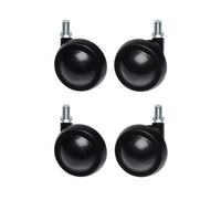 Metal Shepherd Ball Casters / Castors - Black - Various Fittings